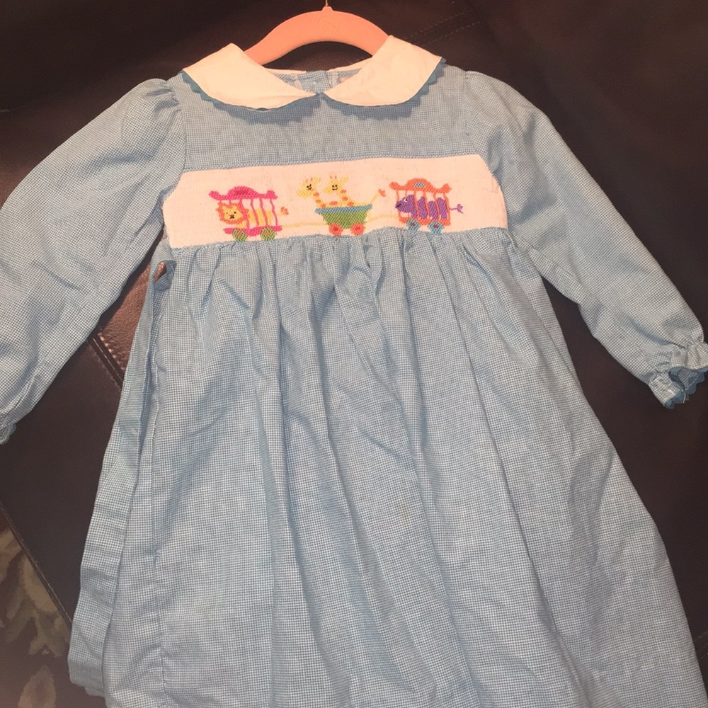 Rare edition 3t circus smocked dress